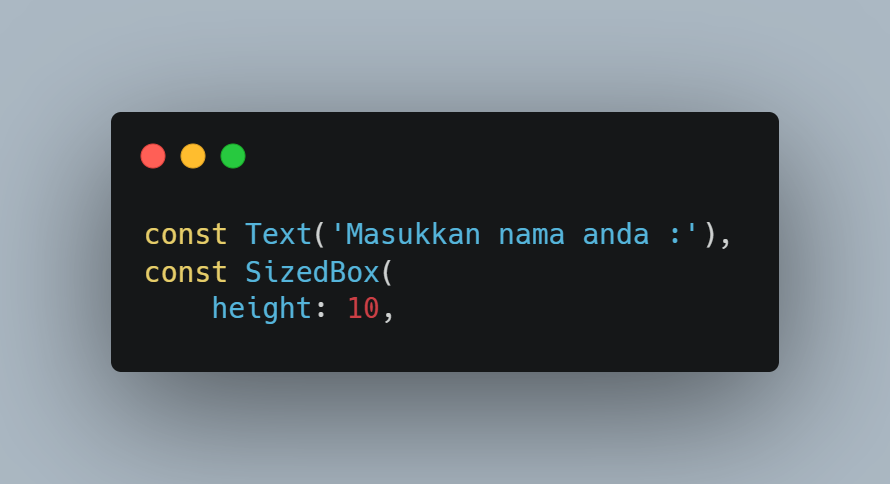 Widget Text label