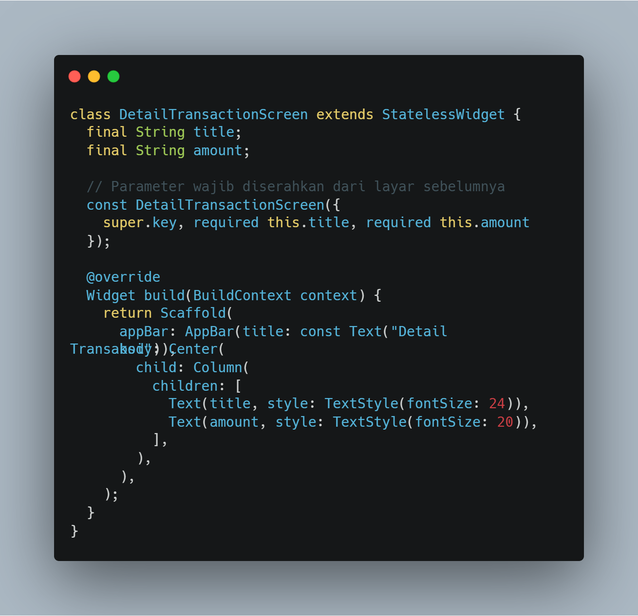 Kode DetailTransactionScreen