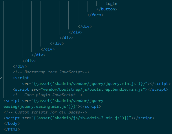 Kode app.blade.php part 3