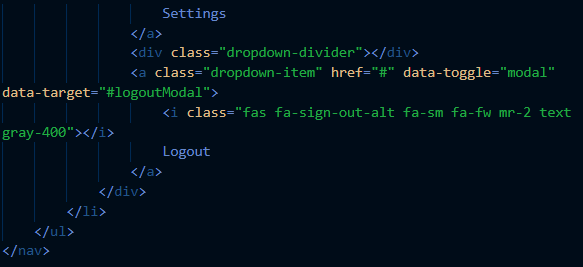 Kode topbar.blade.php part 2